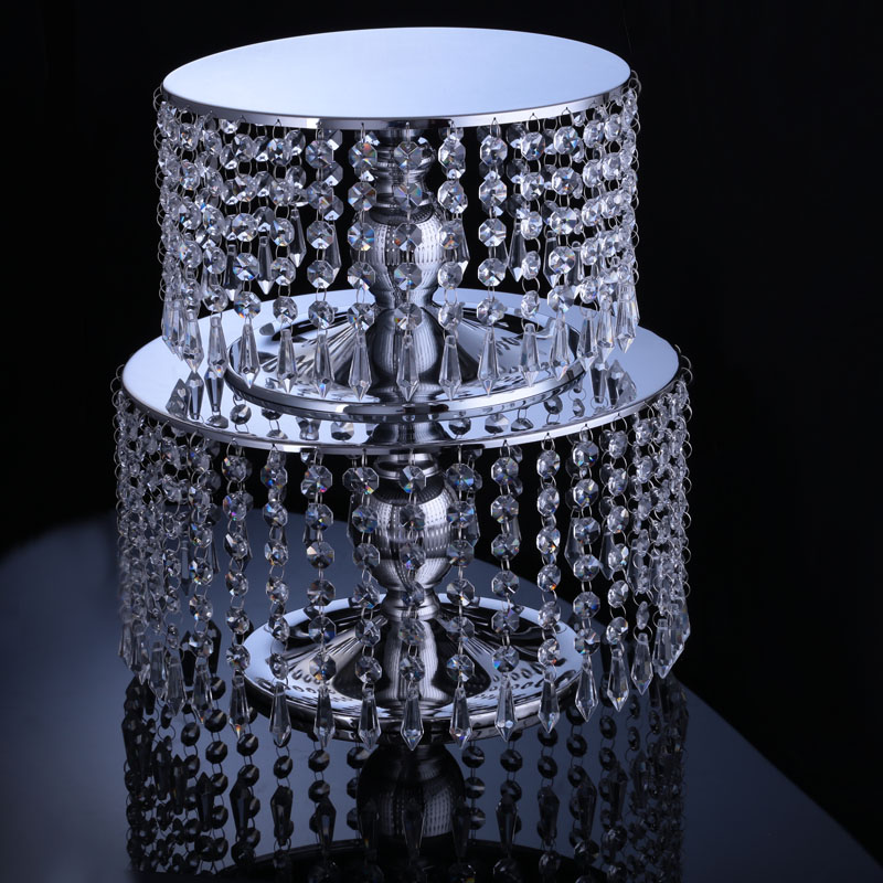 Crystal Flower Stand Wedding Centerpiece Artificial Flower Ball Stand Cake Stand Centerpieces for Wedding Table Decoration - Image 5