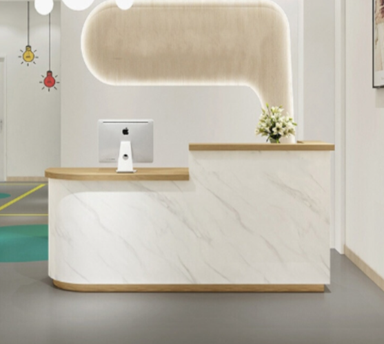 High Quality Office Hotel Reception Desk Beauty Salon Front Desk Boutique Clothing Shop Reception Counter and Checkout Counter - Image 6