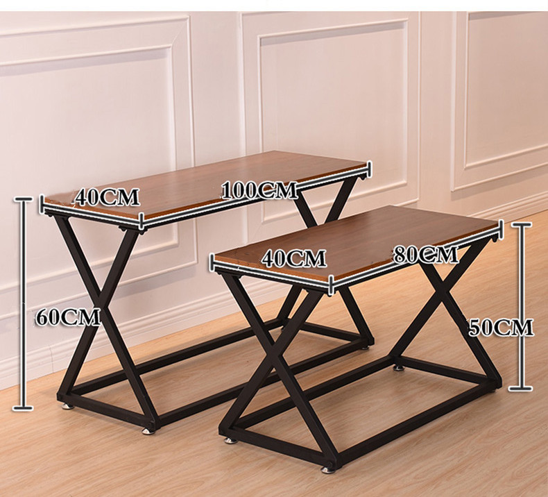 High End Clothing Store Nesting Display Table Shoes Bag Handbag Display Stand Boutique Shop Fixture Metal Nesting Display Table - Image 4