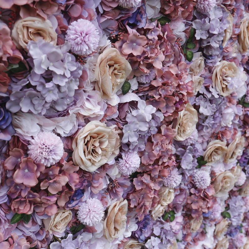 Hot Sale 3d Flower Wall Wedding Event Floral Backdrop Artificial Rose Flower Wall Panel For Garden Wedding Home Party Decoration - Image 4