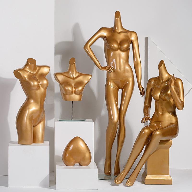 Customized Fashion Standing Simulation Full Body Female Fiberglass Mannequin Women For Clothes Display Mannequin