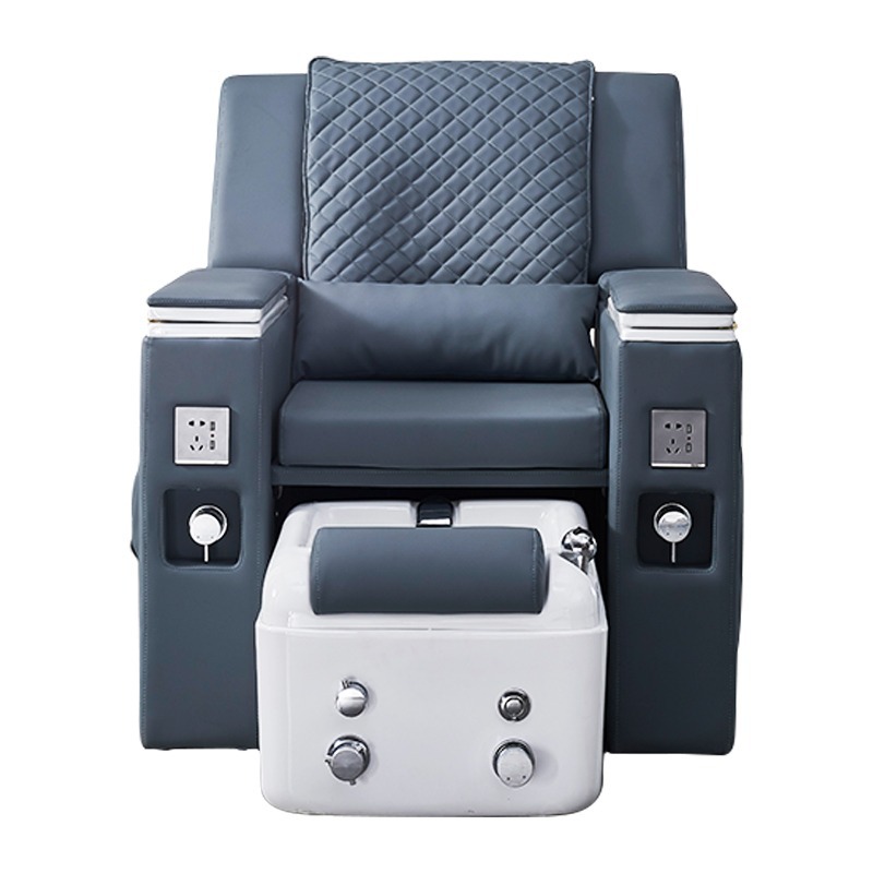 Modern Nail Salon Furniture Foot Spa Massage Electric Manicure Pedicure Chairs Luxury No Plumbing Pedicure Chair with Basin - Image 2