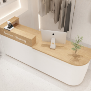 High Quality Office Hotel Reception Desk Beauty Salon Front Desk Boutique Clothing Shop Reception Counter and Checkout Counter