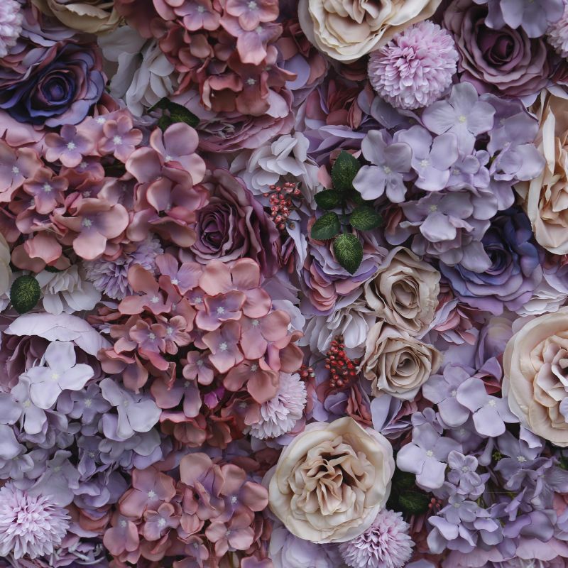 Hot Sale 3d Flower Wall Wedding Event Floral Backdrop Artificial Rose Flower Wall Panel For Garden Wedding Home Party Decoration - Image 5