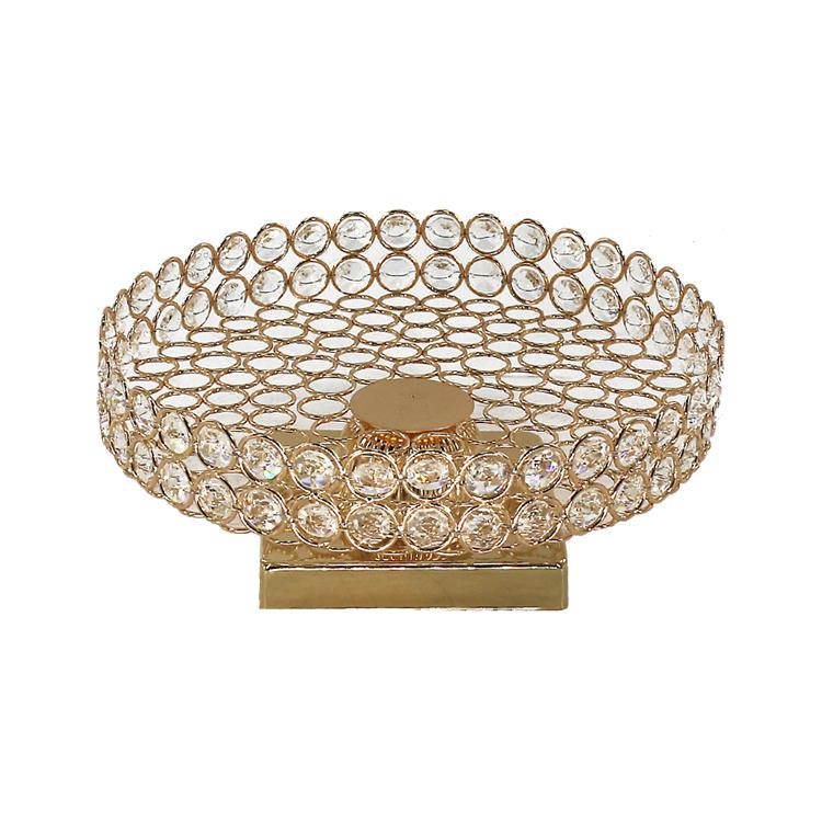Wholesale Luxury Wedding Cake Stands Set Cake Snack Dessert Sweet Display Stand Crystal Metal Mirror Face Cake Stand Plates