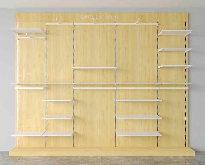 Custom wooden display supermarket racks shelves store shelf wall rack grocery store display racks for sale