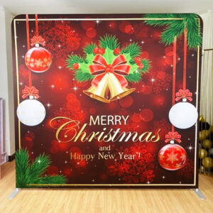 Frame Portable Party Wall Christmas Event Supplies Double Backdrop Printing Stand Covers