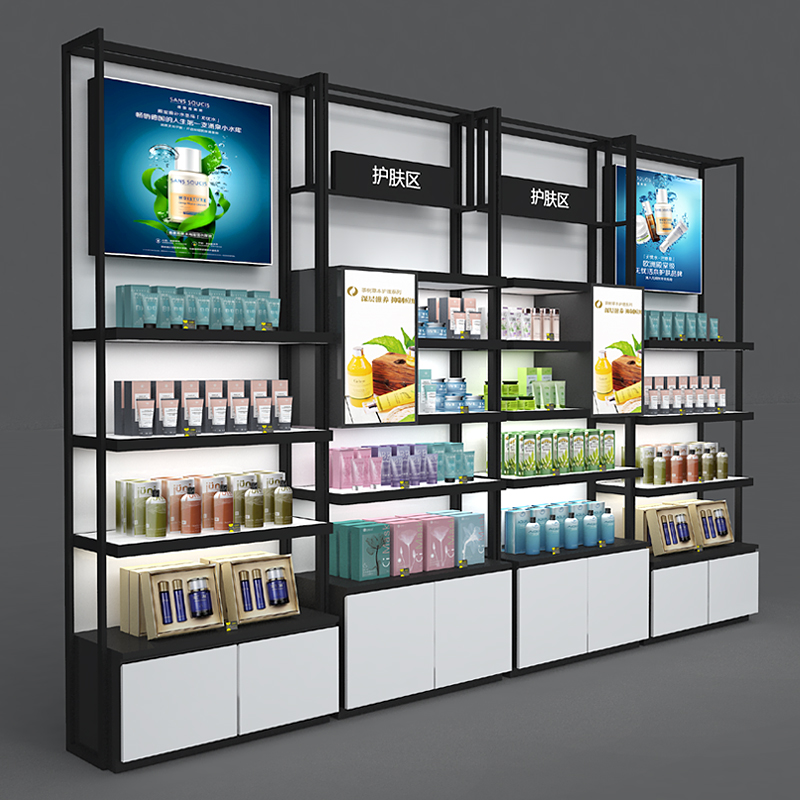 Cosmetics Beauty Shop Skincare Shop Display Stand Shelf Beauty Salon Display Cabinet Rack Makeup Cosmetic Product Display Racks - Image 5