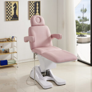 Modern Pink Massage Lash Table Cosmetic Spa Bed Electric  Motor Facial Beauty Salon Massage Bed