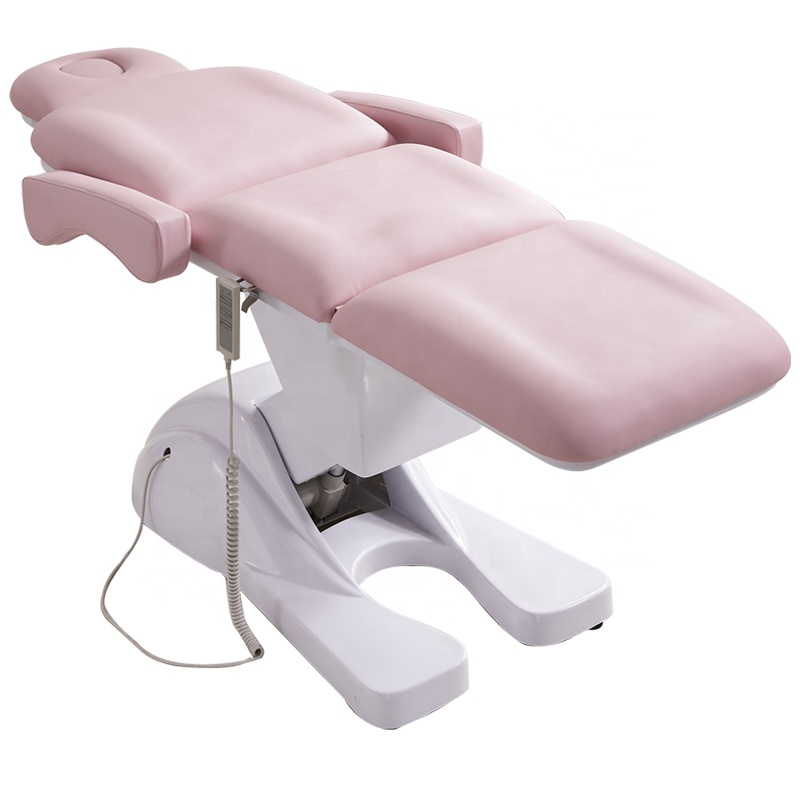 Modern Pink Massage Lash Table Cosmetic Spa Bed Electric  Motor Facial Beauty Salon Massage Bed - Image 2