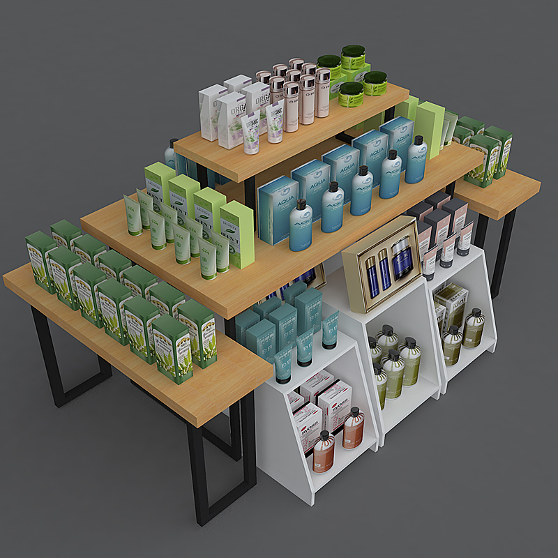 OEM Skincare Display Cabinet Decoration Wholesale Custom Cosmetic Furniture Cosmetics Shop Interior Design Ideas - Image 6