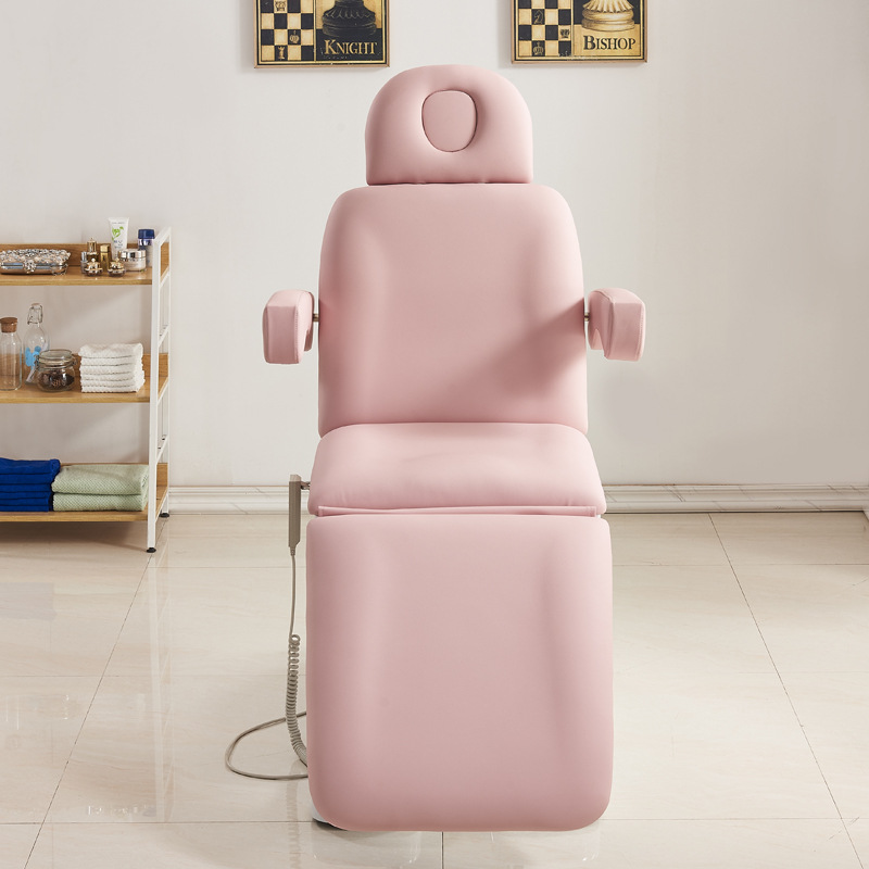 Modern Pink Massage Lash Table Cosmetic Spa Bed Electric  Motor Facial Beauty Salon Massage Bed - Image 3