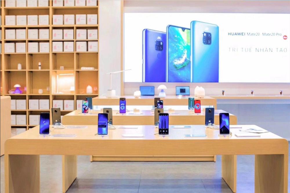 Modern custom mobile shop interior design of mobile phone furniture showcase