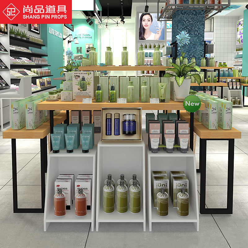 OEM Skincare Display Cabinet Decoration Wholesale Custom Cosmetic Furniture Cosmetics Shop Interior Design Ideas - Image 3