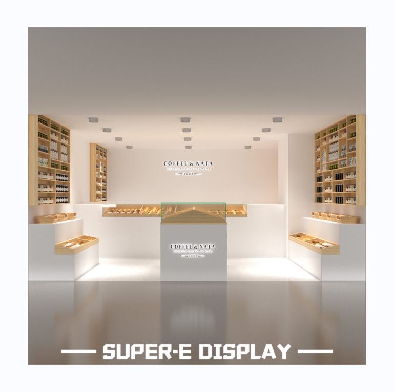 Commercial Desserts Bakery Shop Decoration Custom Coffee Sweet Store Display Counter Bakery Cake Shop Furniture - Image 7