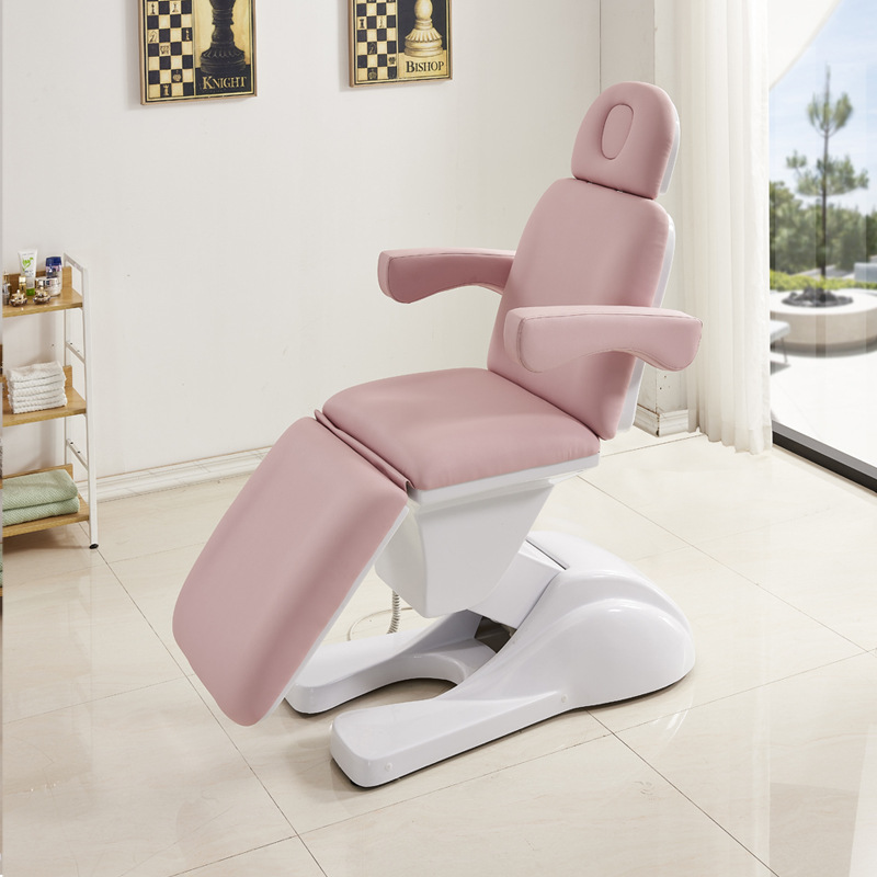 Modern Pink Massage Lash Table Cosmetic Spa Bed Electric  Motor Facial Beauty Salon Massage Bed - Image 4