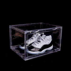 Wholesale Shop Shoe Clear Cases Transparent Acrylic Shoe Display Boxes