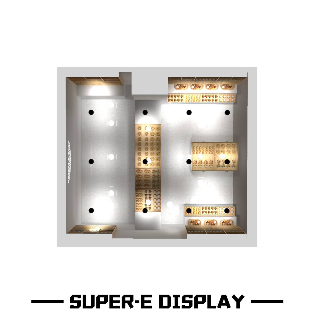 Commercial Desserts Bakery Shop Decoration Custom Coffee Sweet Store Display Counter Bakery Cake Shop Furniture - Image 6