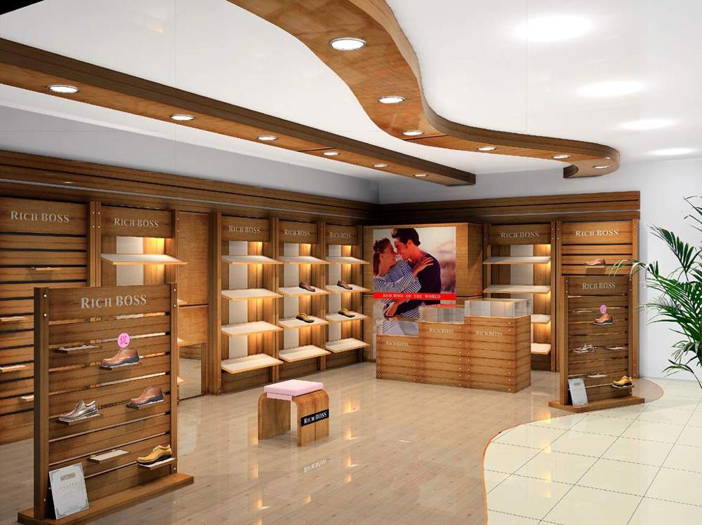 modern elegant commercial store shoe cabinet creative custom design, Shoes Shop Decoration Display Shelving For Shoes - Image 3