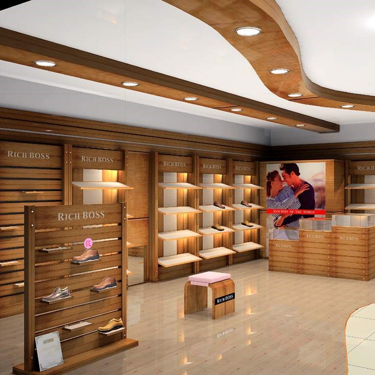 modern elegant commercial store shoe cabinet creative custom design, Shoes Shop Decoration Display Shelving For Shoes - Image 2