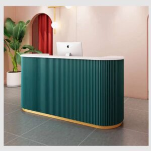 Wholesale Modern Reception Desk Small White Reception Desk for Retail Store