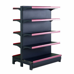 Metallic Material and Double-sided Grocery Store Shelves Gondola Supermarket Display Shelves Retail Grocery Store Display Racks